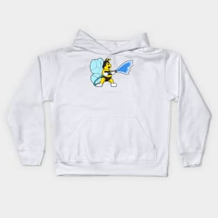 Bee Firefighter Fire extinguisher Kids Hoodie